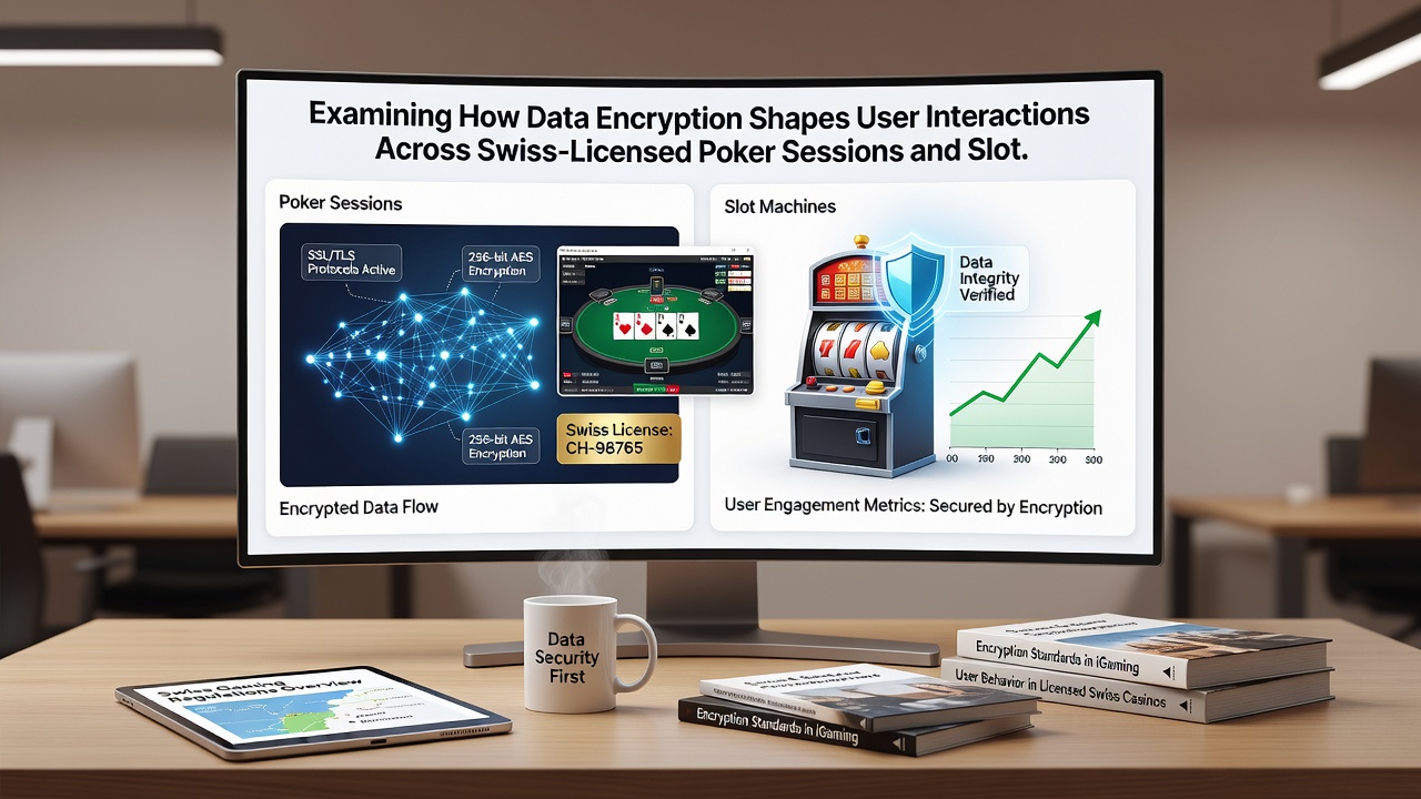 Secure encryption layers supporting slot feature spins and poker table interactions on licensed Swiss platforms